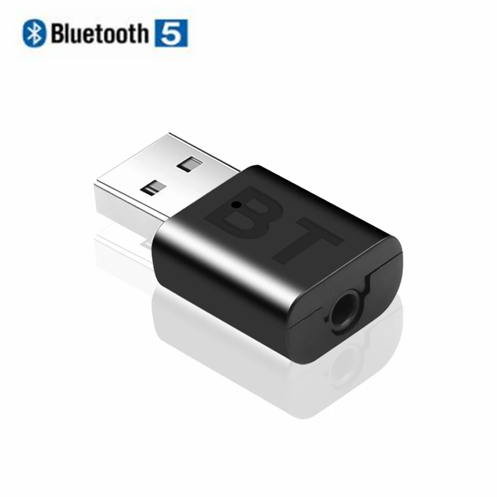 

KEBIDU Wireless USB AUX Bluetooth Car Bluetooth Mini Bluetooth Receiver Adapter Music Speakers Audio Adapter Bluetooth 5.0