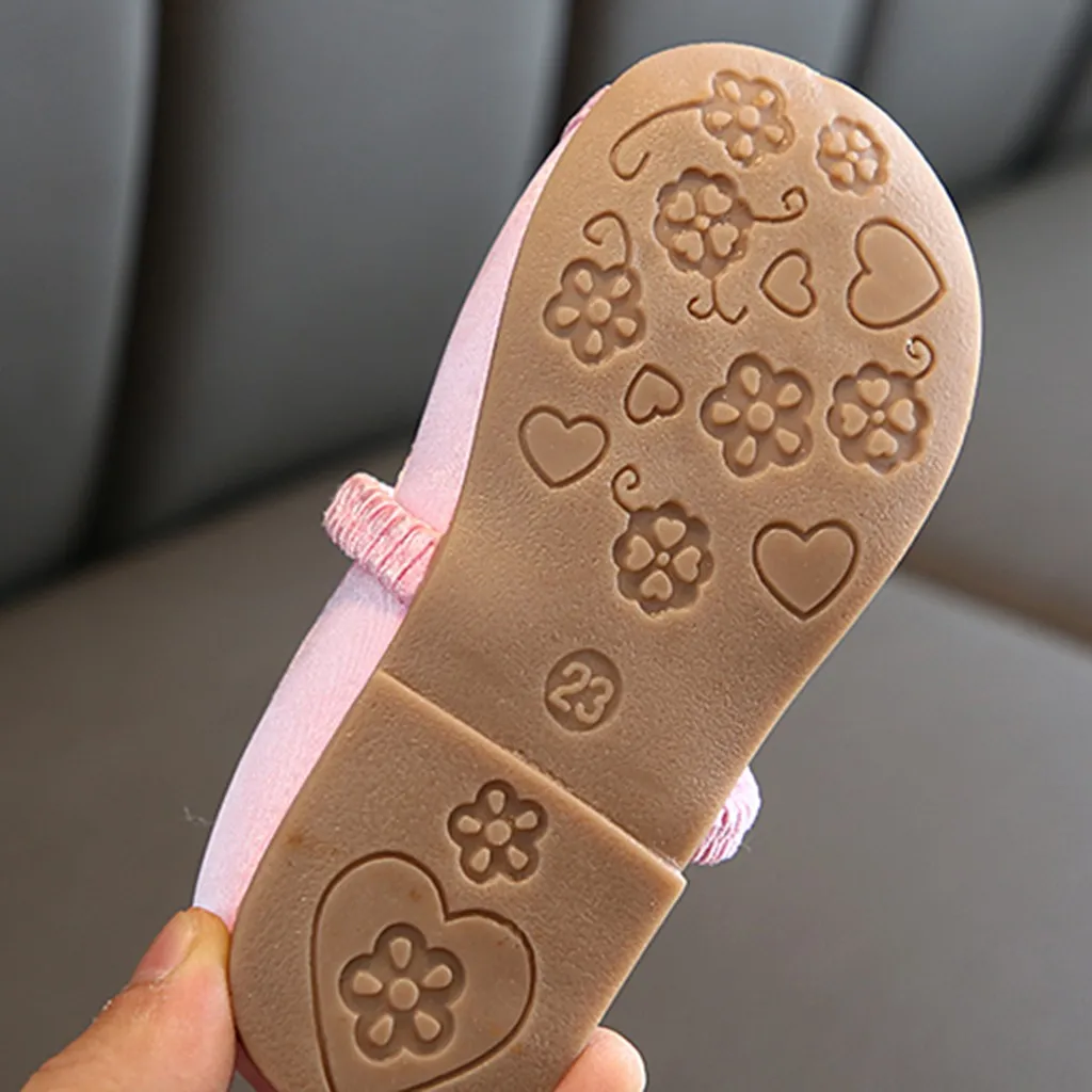 Новинка года; Осенняя обувь принцессы с цветочной вышивкой для маленьких девочек; 481