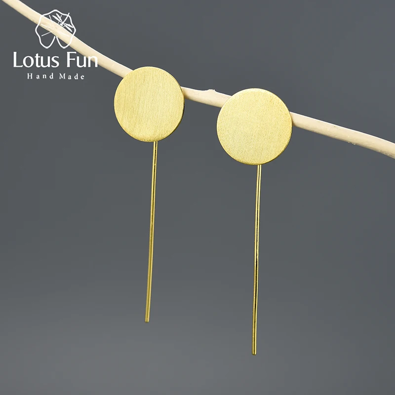 Lotus Fun реальные 925 пробы серебро ручной работы Творческий дизайнер ювелирных