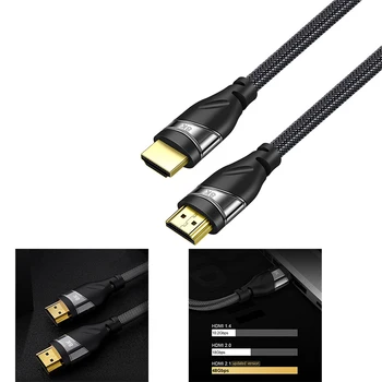 

HDMI 2.1 Cables 8K 60Hz 48Gbps 4K HDMI to HDMI Cable Video Cord for Amplifier TV Multimedia Interface