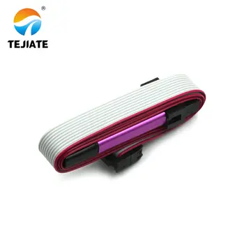 

1PCS AVR JTAG ICE Emulator Module USB Downloader Wire Metal Case Random Color