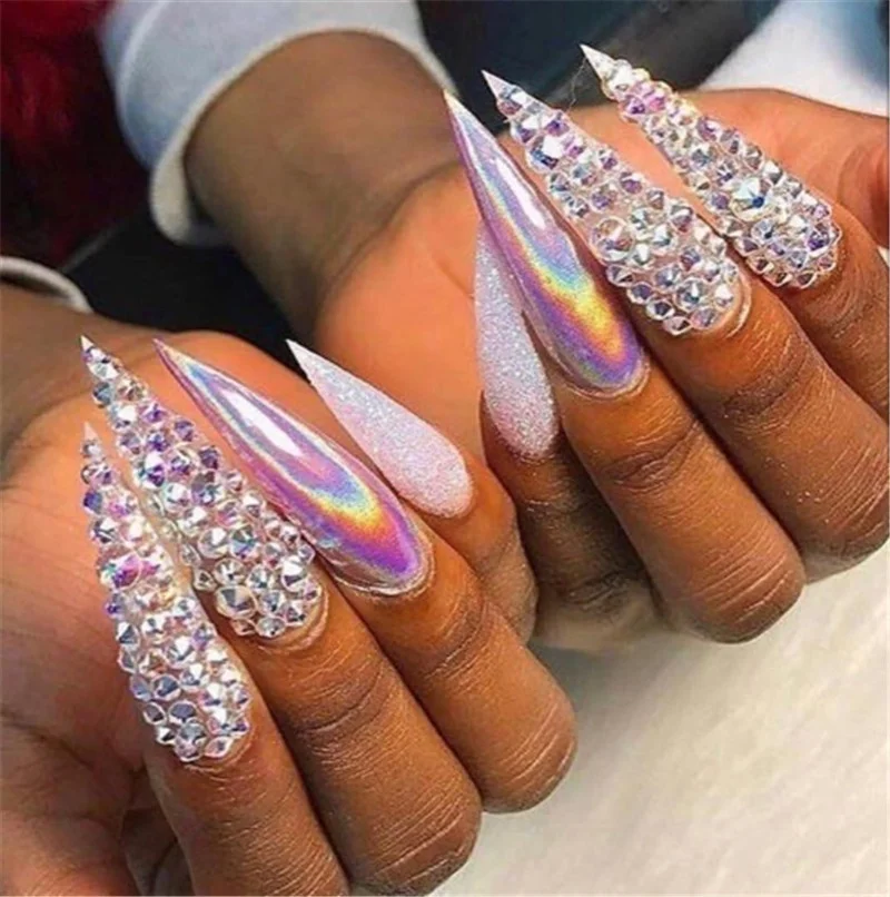 Manicure 12 Square Box Diamond Jewelry