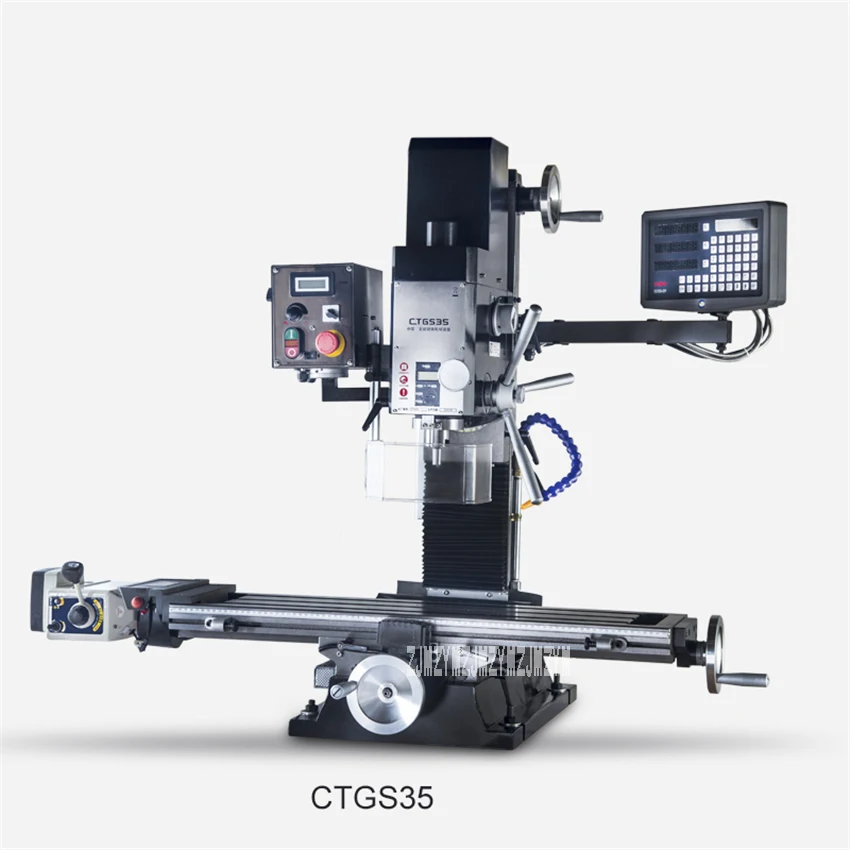 CTGS35 высокоскоростной сверлильный и фрезерный станок промышленный Высокоточный Настольный сверлильный бытовой металлический фрезерный станок 220 В 1100 Вт