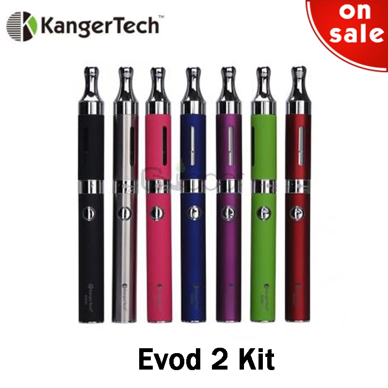 

Original Kanger Evod 2 Starter Kit with 1.6ml Atomizer and 650mAh Built in Battery Electronic Cigarette Kangertech Kit Vape