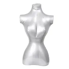 

1Pc Female Tailors Body Form Mannequin Display PVC Dummy Torso Inflatable Hang Inflatable Costume Props Window Model Display