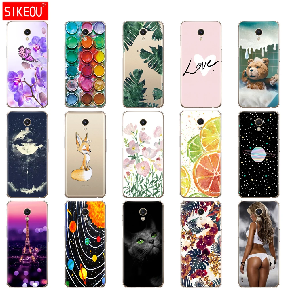 Чехол для Meizu M6s чехол с милым мультяшным рисунком мягкий силиконовый из ТПУ Meilan S6