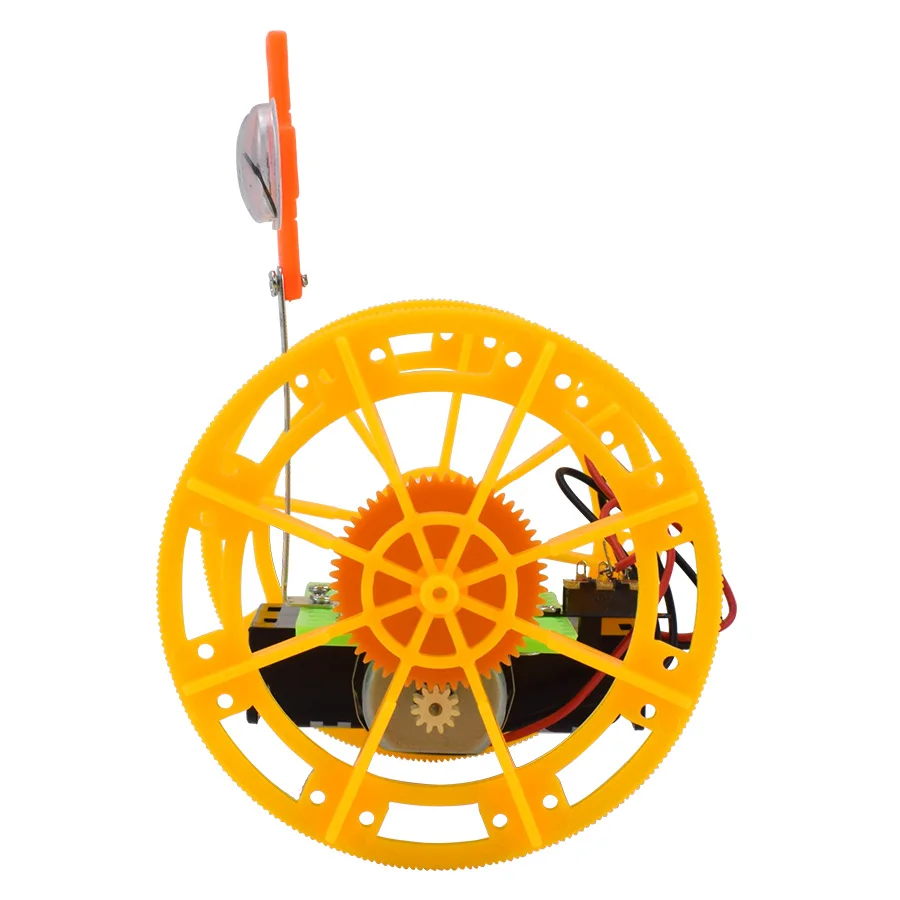  DIY Electric Robot Car Model Kits Toy Gifts for Kids Plastic Assembling Educational Experiment Mode - 4000336349942