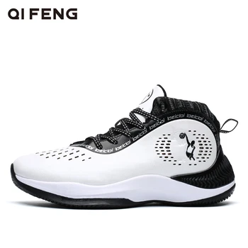 

Men's Basketball Shoes Breathable Non-Slip Wearable Sports Shoes Male Training Athletic Basketball Sneakers Women Summer 2020