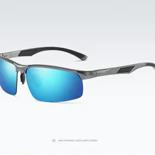 Новые спортивные алюминиево-магниевые поляризованные солнцезащитные очки, очки для верховой езды, солнцезащитные очки, очки для вождения 8001-1 Модные мужские очки