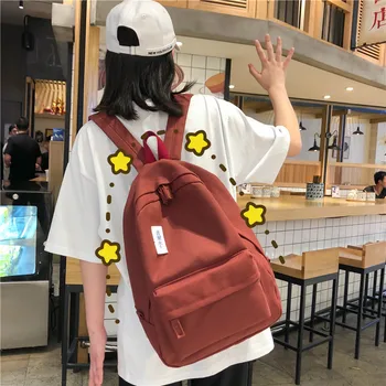 

2020 new women's shoulder bag college style anti-theft school bag multifunctional double zipper leisure travel backpack