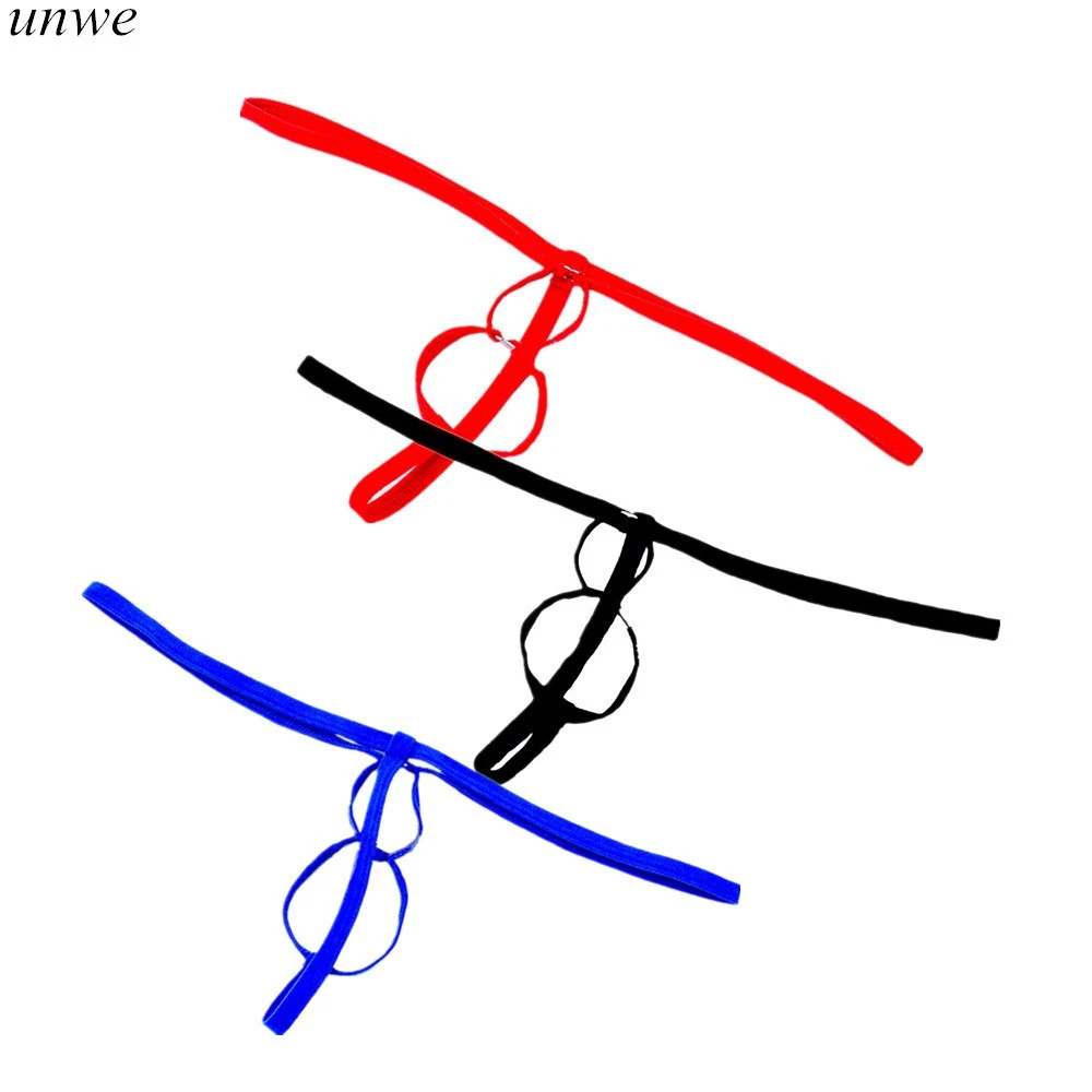 1 PCS Erotic Micro Mens Thongs and G Strings Funny Double Hole Man