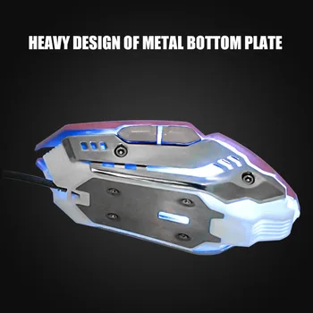 

Ergonomic Wired Gaming Mouse 7 Button LED 3200DPI USB RGB Computer Mouse with Backlight for PC Laptop LHB99