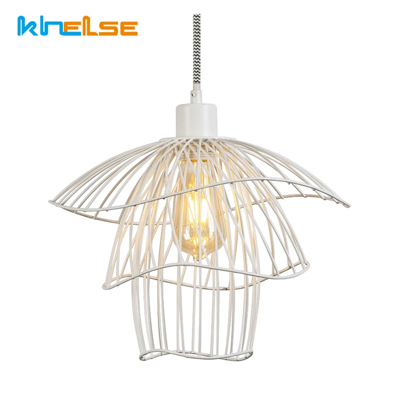 

Nordic Modern Simple LED Pendant Lamps Creative Personality Retro Hang Lamps Kitchen Bedroom Living Room Bar Balcony Aisle Lamp