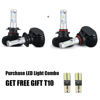 

4x 9005 H7 Combo LED Headlight Bulb Kit 6500K High Low Beam For Mazda CX-7 2007-2012