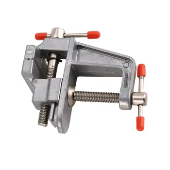 

2019 Aluminum Small Jewelers Hobby Clamp On Table Bench Vise Mini Tool Vice Muliti-Funcational Craft Mold Fixed Repair Tool