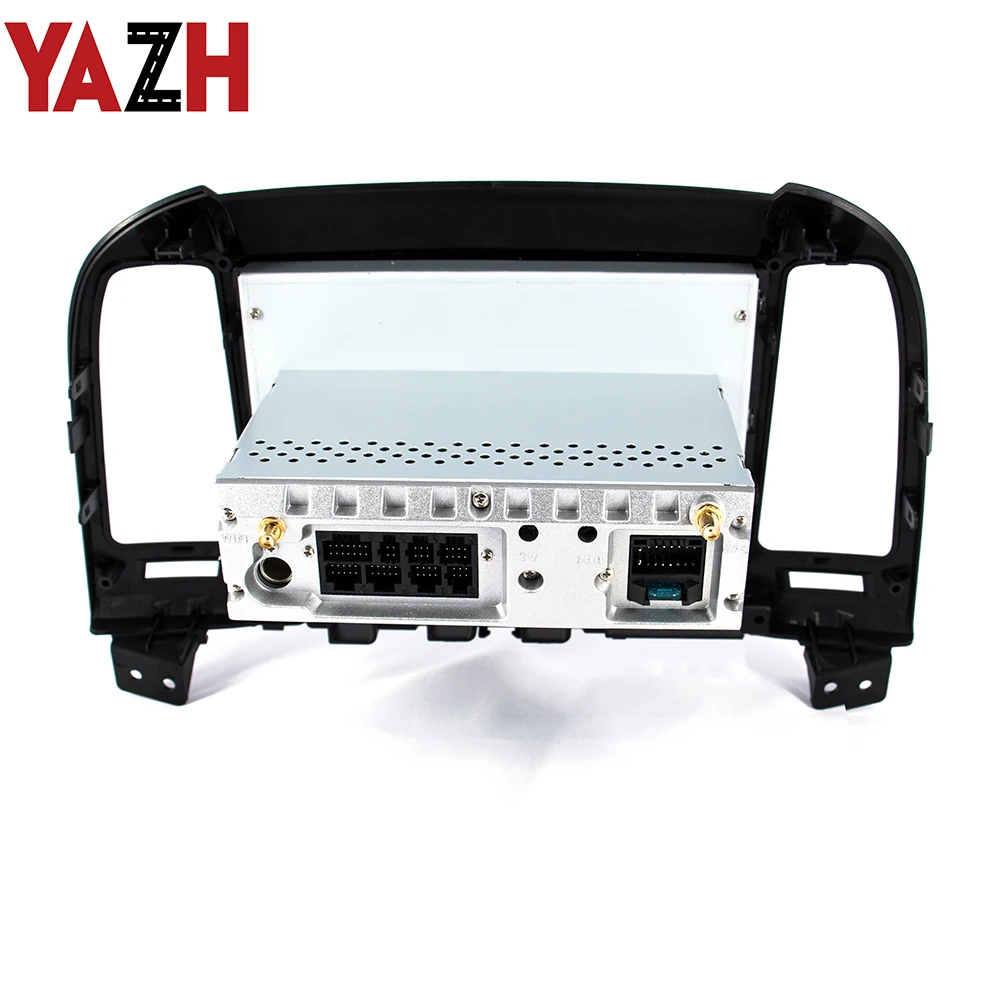 YAZH 1 Din Android 9,0 Автомобильный мультимедийный блок для hyundai Santa Fe 2006 2007 2008 2009 2010 2011 2012 с 9," ips HD дисплеем
