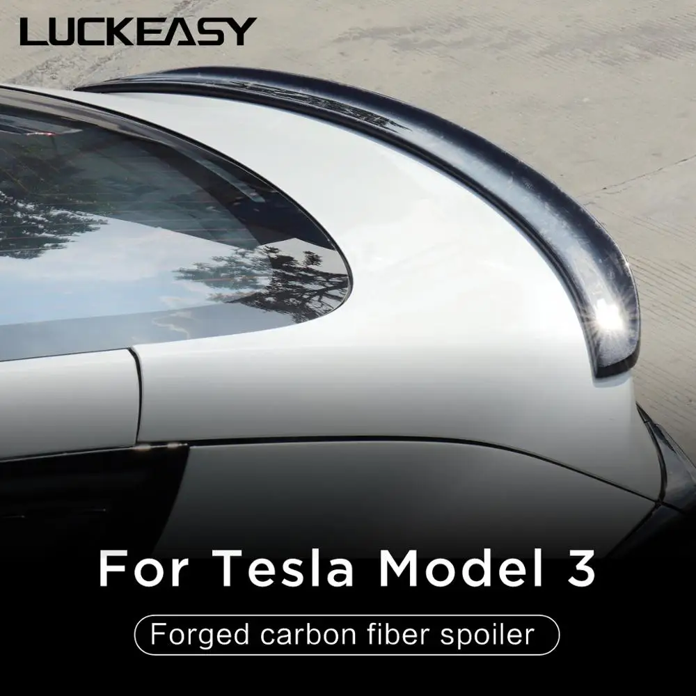 LUCKEASY автомобильные аксессуары внешняя модификация для Tesla model3 версия США кованое