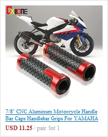 CNC алюминиевый мотоцикл Ручка Бар Конец рукоятки мотоцикл руль крышки концы для Yamaha XSR 900 круглый год с логотипом