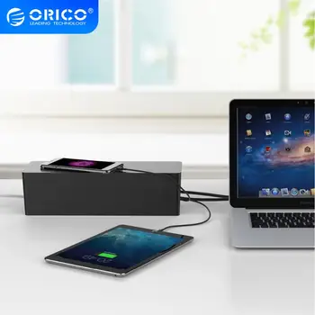 

ORICO PB3218 fireproof Socket Storage Boxes storage box desk Dustproof Protection holder Safety Socket