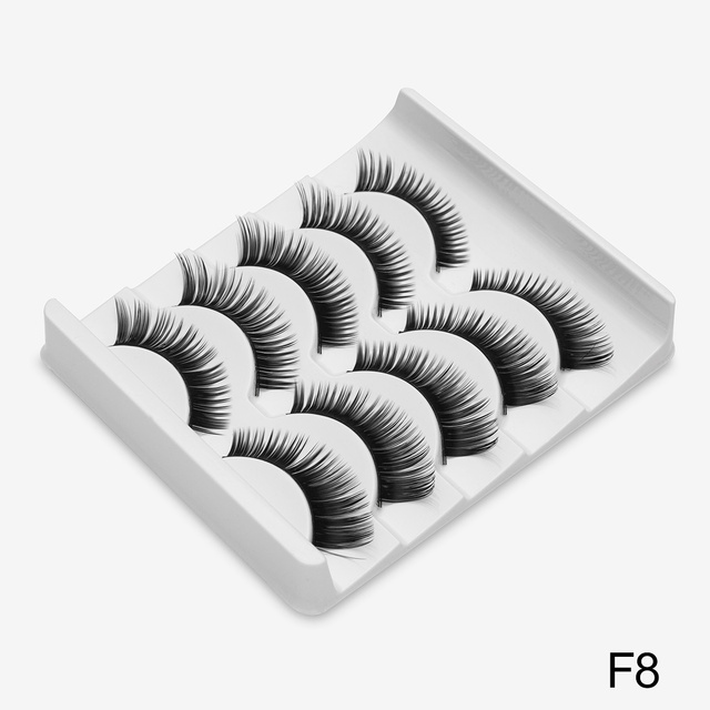 3D Faux Mink Lashes Natural False Eyelashes Dramatic Volume Fake Lashes Makeup Eyelash Extension Silk Eyelashes