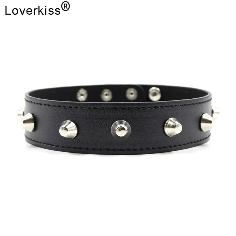Loverkiss Забавный мини ошейник из искусственной кожи секс игрушки для БДСМ Фетиш