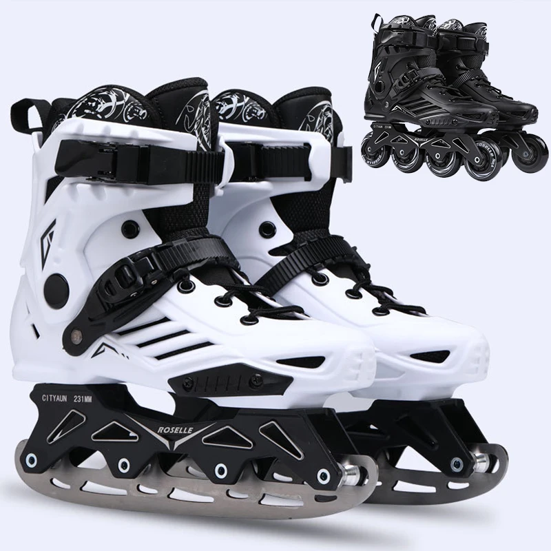 

Ice Skates Shoes Men Women Inline Roller Skates Shoes Adults Roller Skates Sneakers Professional Skates Roller Shoes Ice Skates