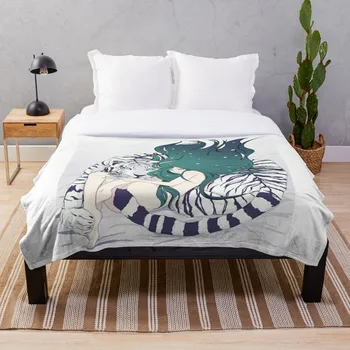 

Frosty Goddess Blanket Wool Flannel Plush Blanket Bedspread For office Sherpa Blanket Couch Quilt Cover Travel