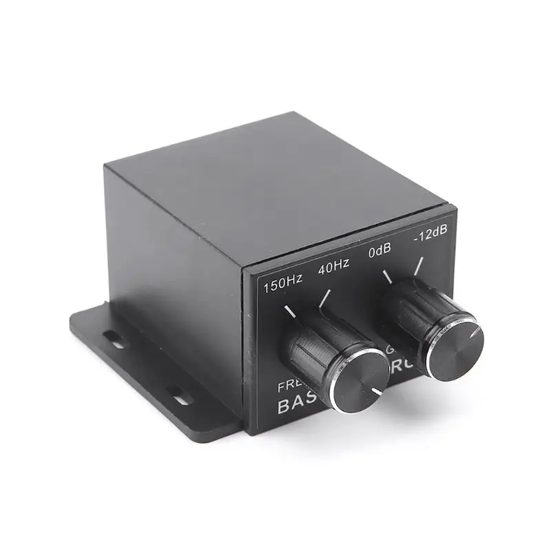 Горячий маленький Авто Регулятор аудио усилитель баса сабвуфер стерео эквалайзер контроллер 4 RCA Аксессуары для автомобилей
