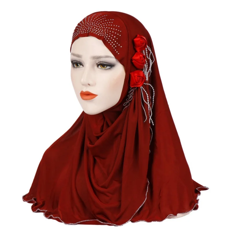 

Islamic Ladies Head Scarf Headwear Muslim Hijab Inner Cap Wrap Shawl Scarf Ramadan Arab Amira Headscarf x