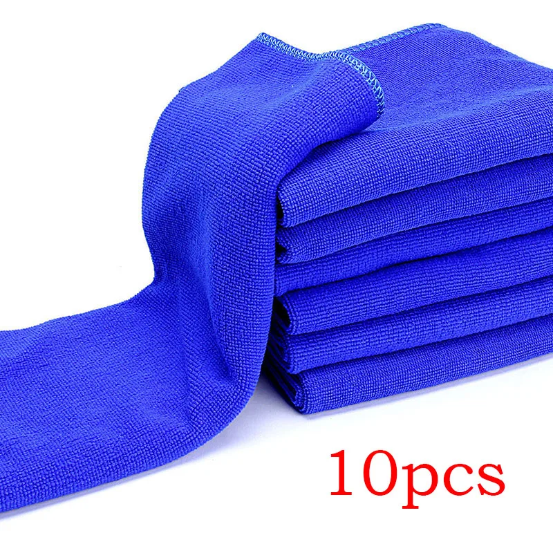 10 шт. микрофибра Авто Детализация мягкие ткани мытье полотенце Дастер кухня
