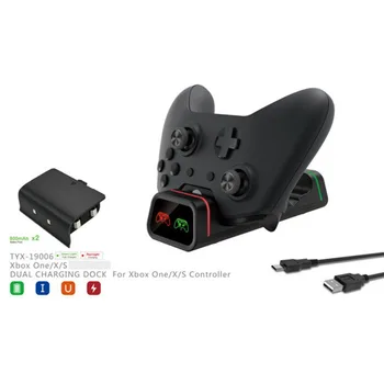 

Dual Slot Game Controller Charging Station Dock Charger For XBOX ONE/Slim/X
