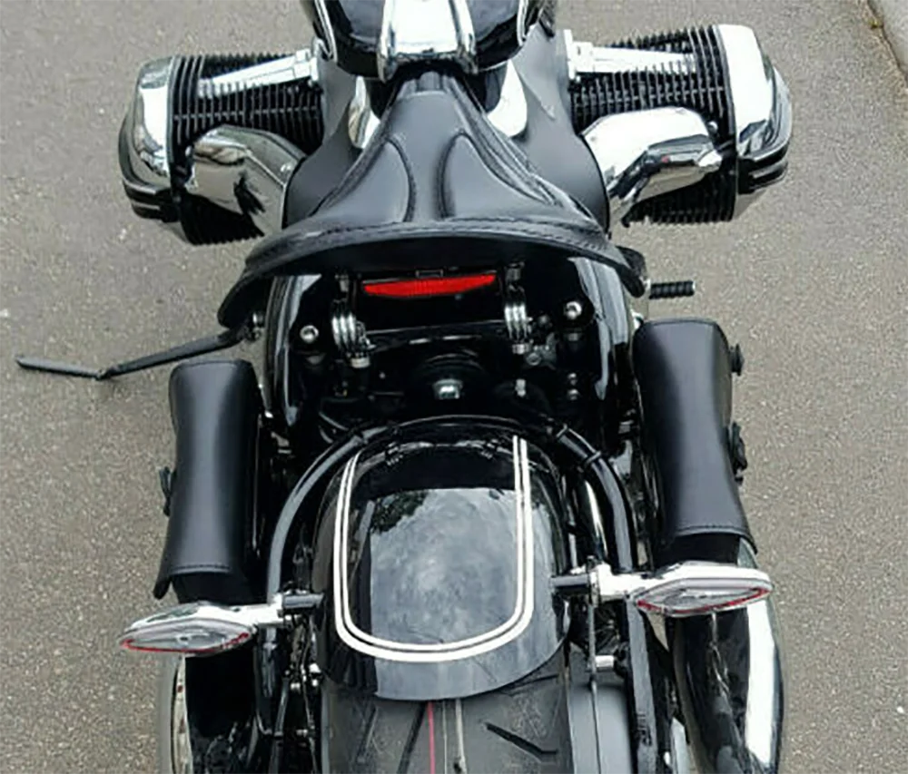 FOR BMW R18 r18 1800cc cowhide side frame bag side bag frame