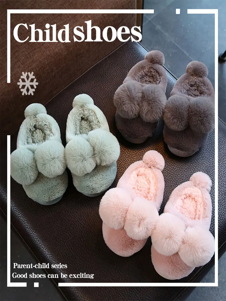 Обувь для малышей; детские резиновые тапочки; Милая зимняя обувь для маленьких девочек; Kinderschoenen тапки; домашняя обувь на мягкой нескользящей подошве для малышей
