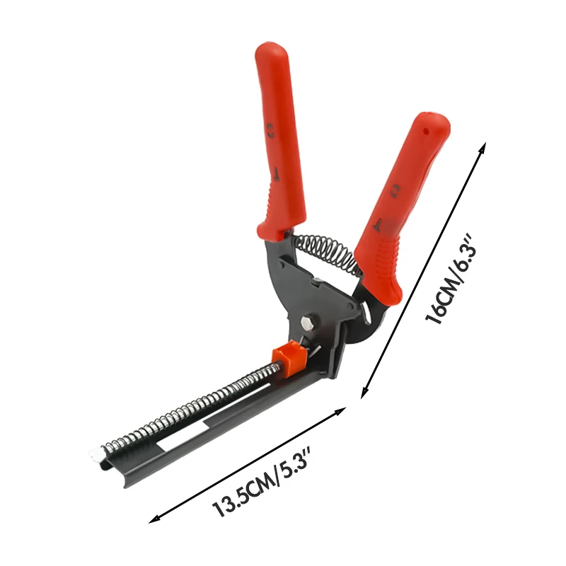 Hog Ring Plier Tool and 600Pcs M Clips Staples Chicken Mesh Cage Wire Fencing Caged Clamp Rabbit Cage Fixing Forceps animal cage clamp