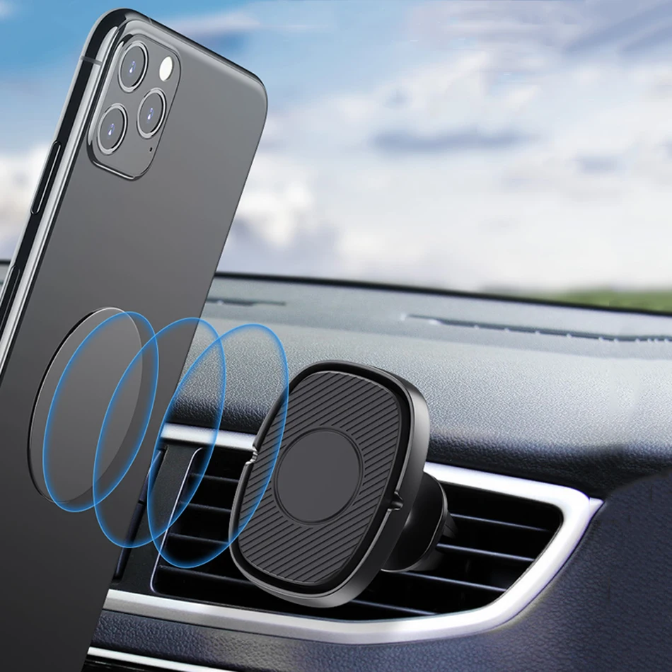 Magnetic Wireless Car Charger Phone Holder Telefon GPS Support for iPhone 13 12 Pro Max Universal Wireless Charging Car Holder car dashboard phone holder