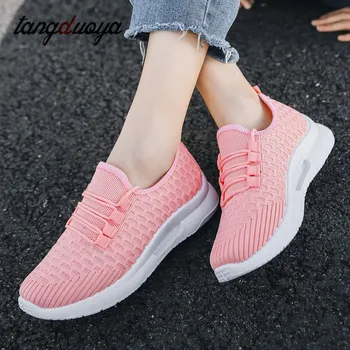 

Fashion sneakers ladies running shoes Zapatos para correr para mujer soft bottom lightweight sneakers wild casual shoes ladies