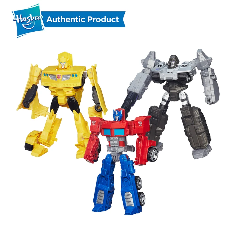 Hasbro Transformers Generations Cyber Battalion серия Bumblebee Megatron Optimus Prime Рисунок 6 лет|Игровые фигурки и
