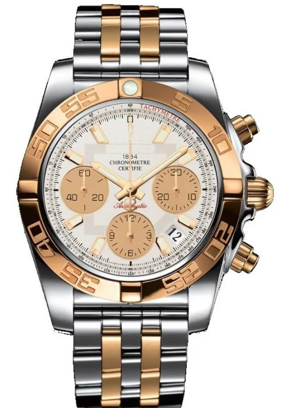 

Luxury Brand New Chronograph Men Stopwatch Sapphire Crystal Silver Gold White Stainless Steel Black Blue Leather Sport Watch