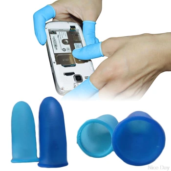 

Mobile Finger Gloves Sleeve Breathable Fingertips For Games Anti-Sweat Touch Screen Cots Cover A21 20 Dropship