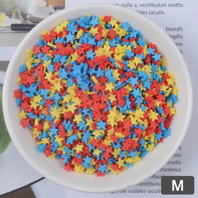 1KG Addition Sprinkles For Slime Charms Filler for Fluffy Mud Toys Slime Supplies Accessories Clay DIY Clay Kit Beads Wholesale - Цвет: M