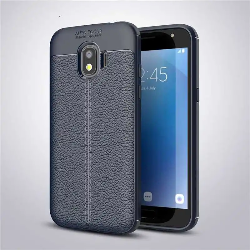 Navy Blue Mokoemi Lichee противоударный мягкий 5," для samsung Galaxy Grand Prime Pro Чехол для телефона - Цвет: Navy Blue