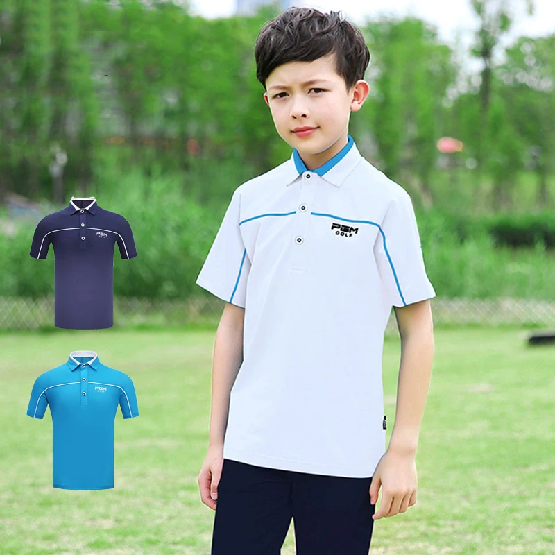Childrens Golf Clothes Short Sleeved T Shirts for Boys Tshirt Outdoor  Sports Top Tee Summer Team Uniform Golf Shirt|Golf Shirts| - AliExpress