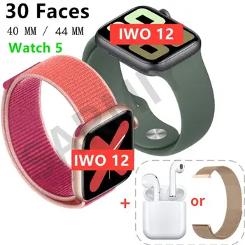 

IWO 12 Women Men Smartwatch 40mm 44mm ECG Heart Rate Bluetooth Call Smart Watch for xiaomi huawei Apple phone PK T500 IWO 8 P8