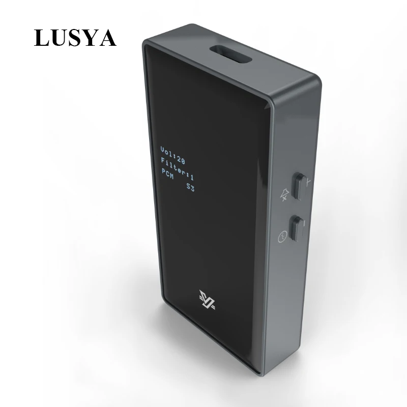 Lusya HIFI AK4497 portable headphone decoding 32 384DSD headphone amplifier support IOS Android 4 4mm output T0229