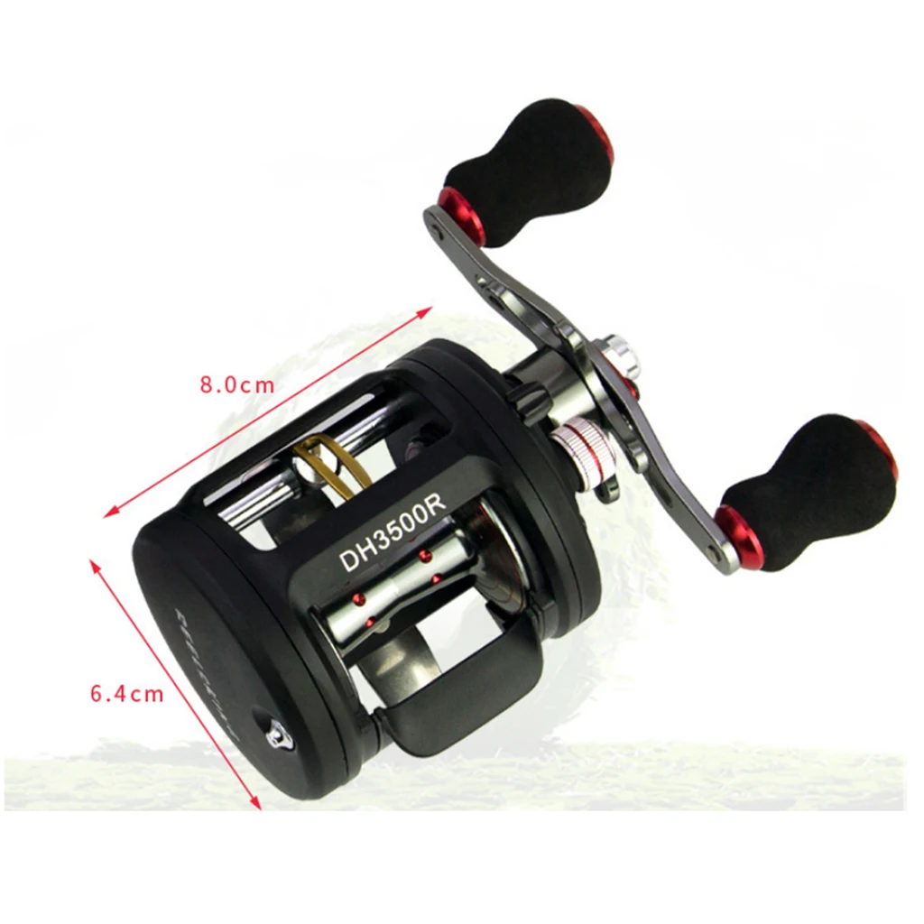 Big Game Trolling Round Baitcasting Reel 18+1 BB Level Wind Reel Saltwater 