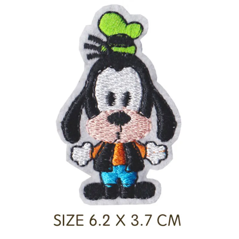 Cartoon Mickey  Minnie Mouse  Cloth Paste Minnie Couple Clothes Decoration Iron on Patches Embroidery Patches for Clothing