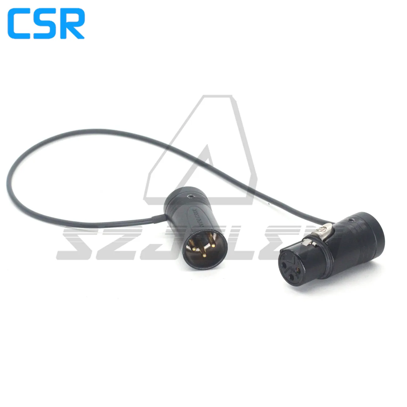 

Низкопрофильный аудиокабель XLR NEUTRIK 3pin XLR папа к 3pin XLR мама, Используйте аудиокабель SOMMER SOD-14