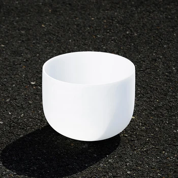 

TOPFUND C note Root Chakra Frosted Quartz Crystal Singing Bowl