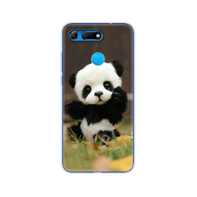 for Honor View 20 V20 Case TPU Funda Soft Silicone Cover For Honor V20 Capa Cute Animal pattern Silicone Phone