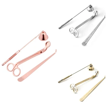 

3PCS Candle Snuff Bottle, Candlesnuffers Wick Snuff Bottle Candle Accessories Safely Extinguished Candle